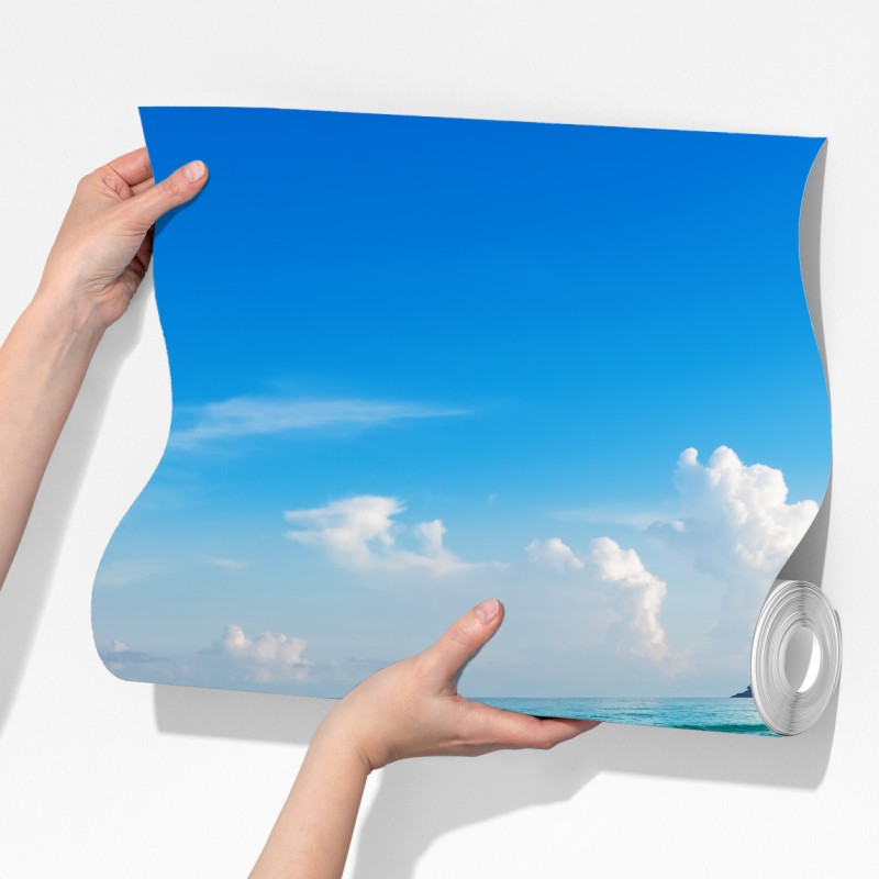 Fototapeta plaża Karon, Phuket: spokojne morze – Wallissimo® Fototapeta plaża Karon, Phuket: spokojne morze – Wallissimo®