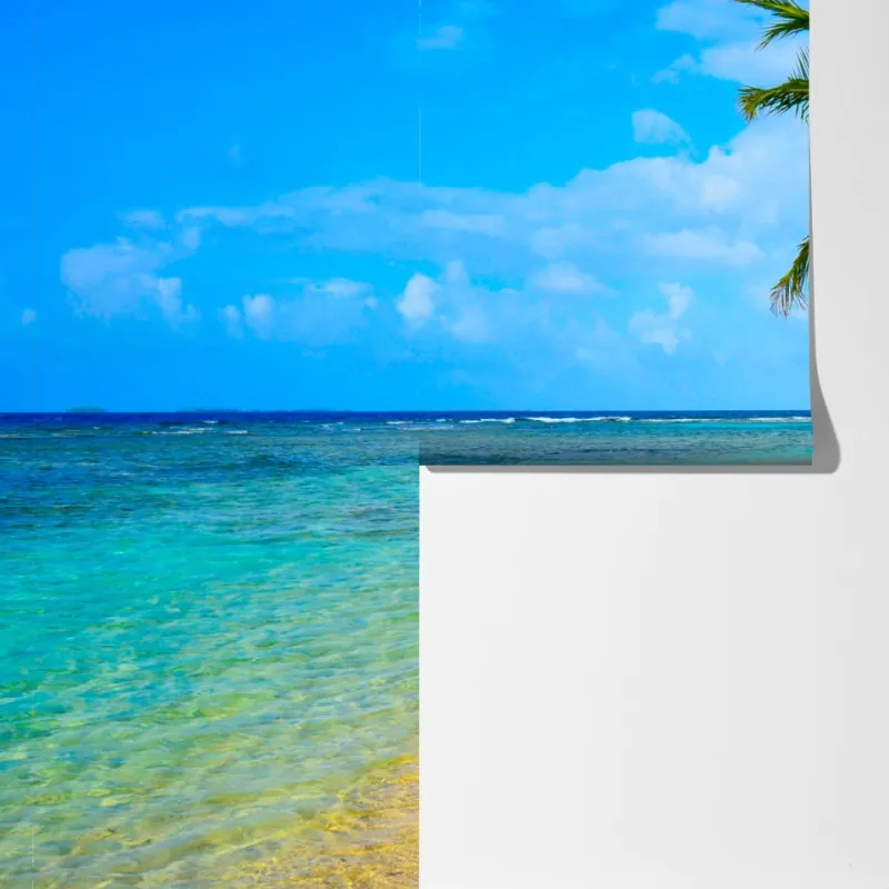 Fototapeta tropikalna turkusowa plaża – Wallissimo® Fototapeta tropikalna turkusowa plaża – Wallissimo®