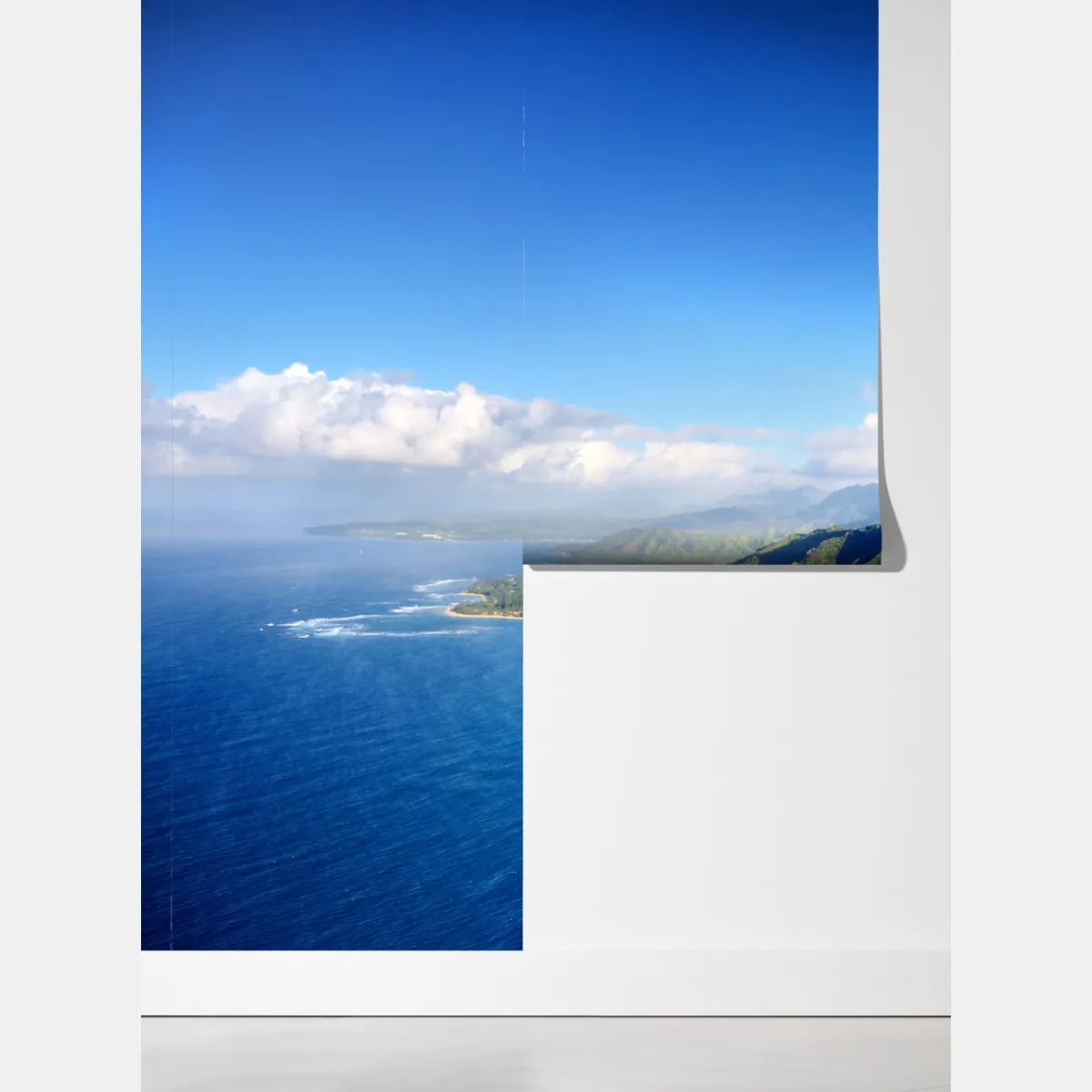 Fototapeta majestatyczne klify nad turkusowym oceanem – Wallissimo® Fototapeta majestatyczne klify nad turkusowym oceanem – Wallissimo®