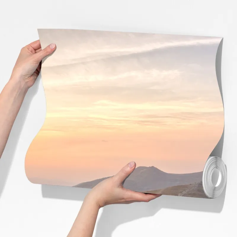 Fototapeta złota górska ścieżka o zachodzie słońca – Wallissimo® Fototapeta złota górska ścieżka o zachodzie słońca – Wallissimo®