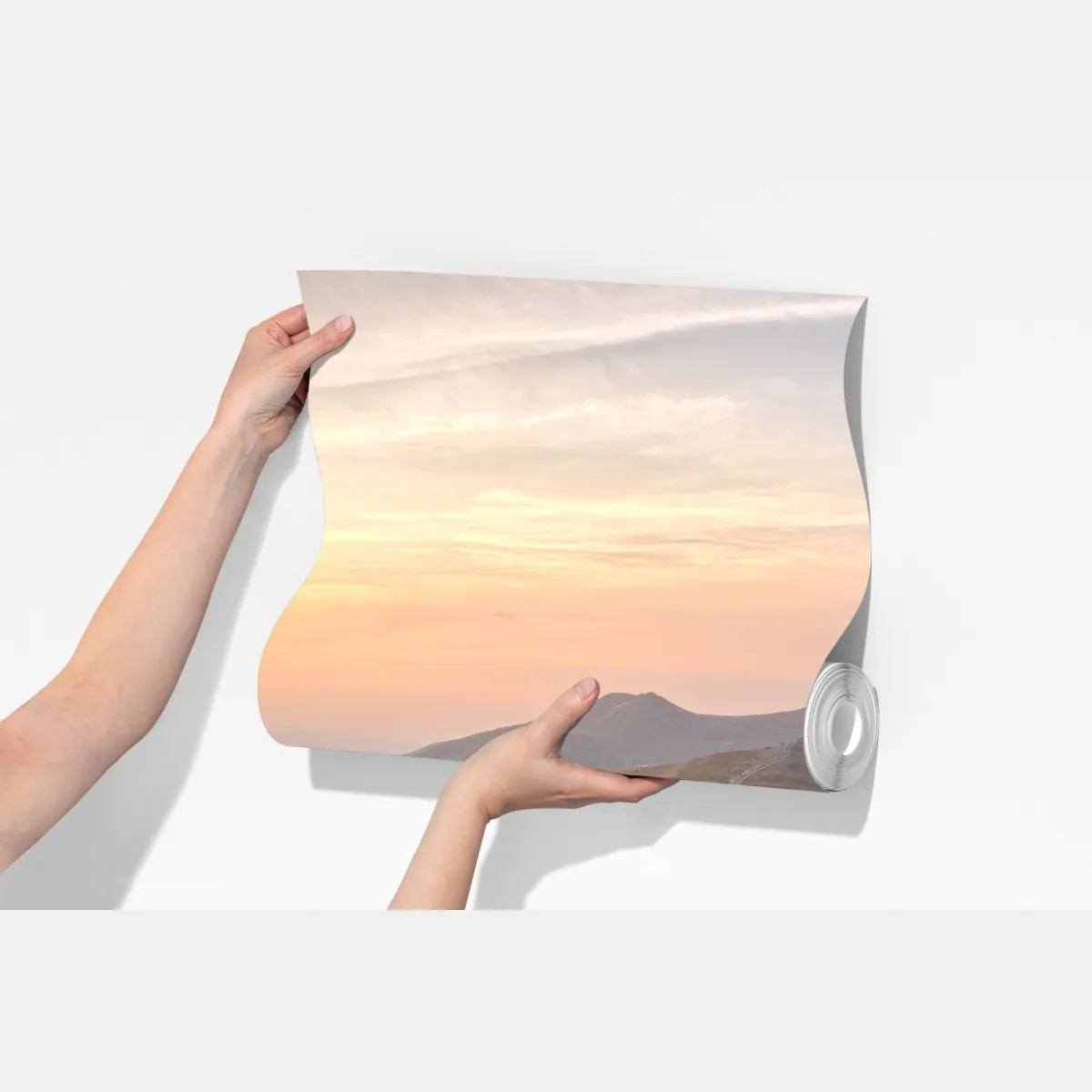 Fototapeta złota górska ścieżka o zachodzie słońca – Wallissimo® Fototapeta złota górska ścieżka o zachodzie słońca – Wallissimo®