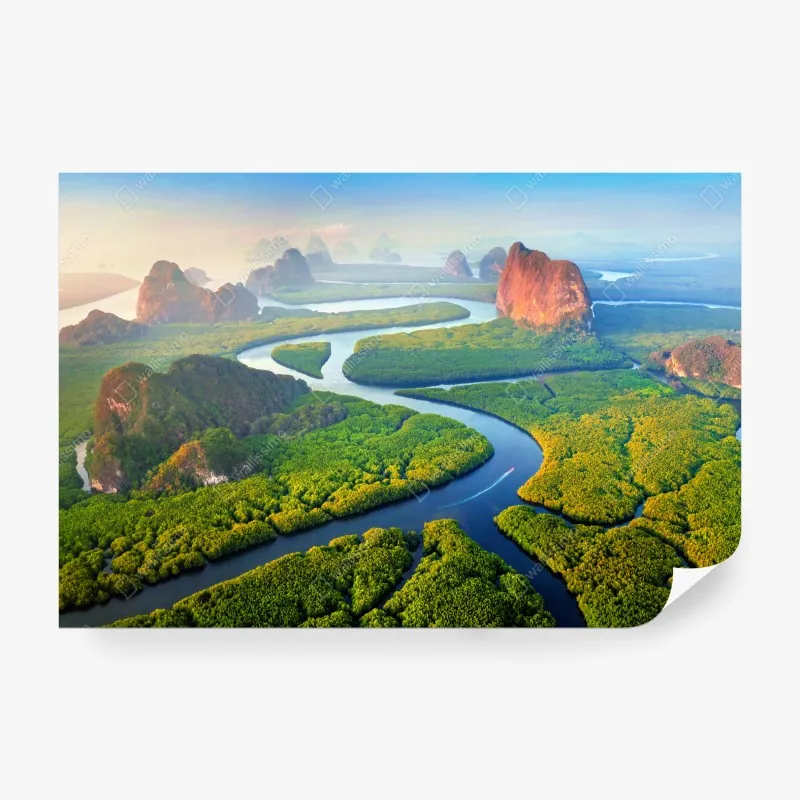 Fototapeta drewniany pomost prowadzący do morza – Wallissimo®