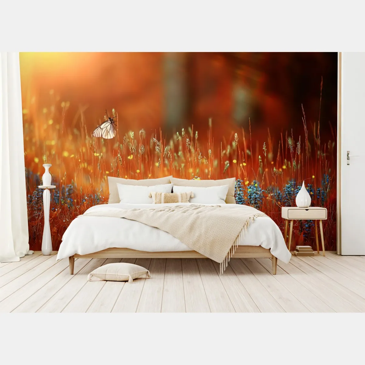 Fototapeta motyl na złotej łące – Wallissimo® Fototapeta motyl na złotej łące – Wallissimo®