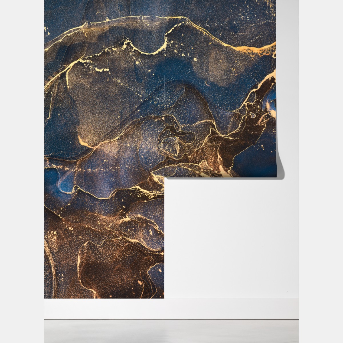 Fototapeta nocny marmur ze złotymi żyłkami – Wallissimo® Fototapeta nocny marmur ze złotymi żyłkami – Wallissimo®