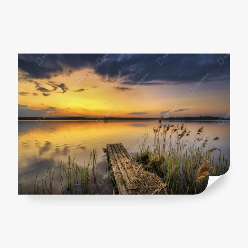 Fototapeta panorama Bangkoku o zmierzchu – Wallissimo®