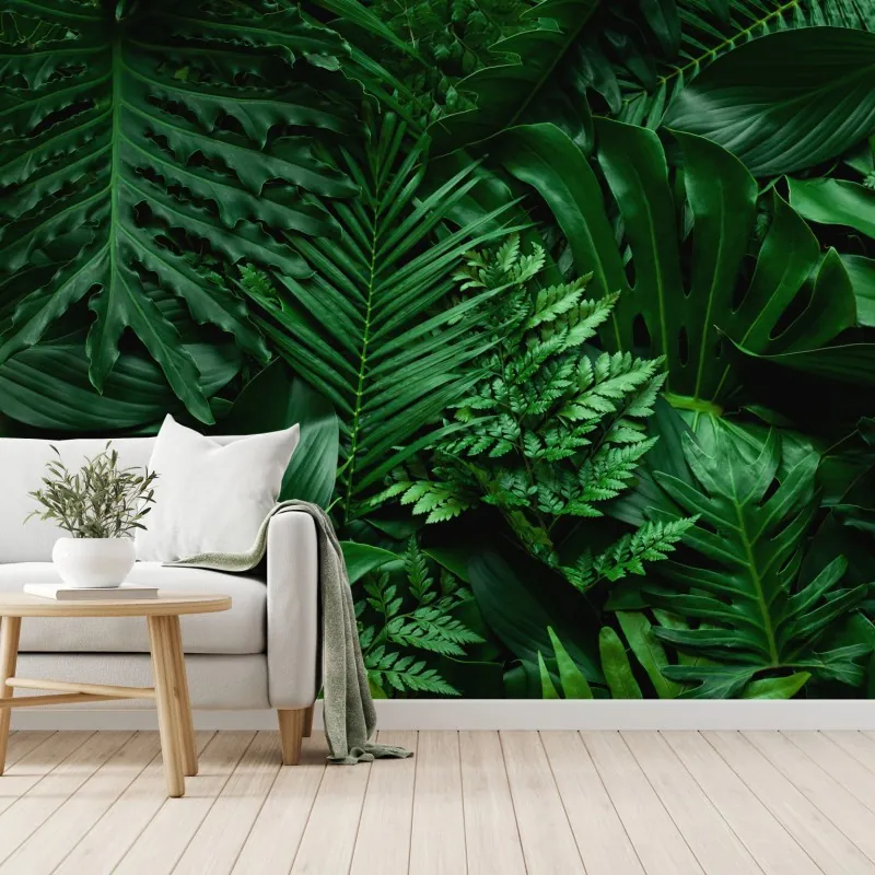 Fototapeta bujne tropikalne liście