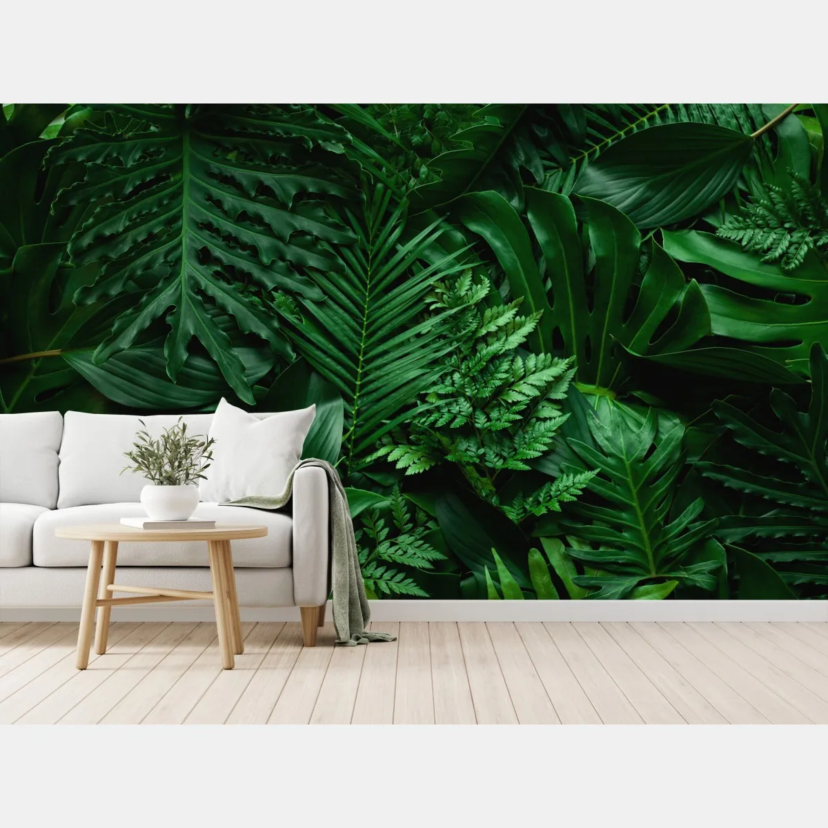 Fototapeta bujne tropikalne liście – Wallissimo® Fototapeta bujne tropikalne liście – Wallissimo®