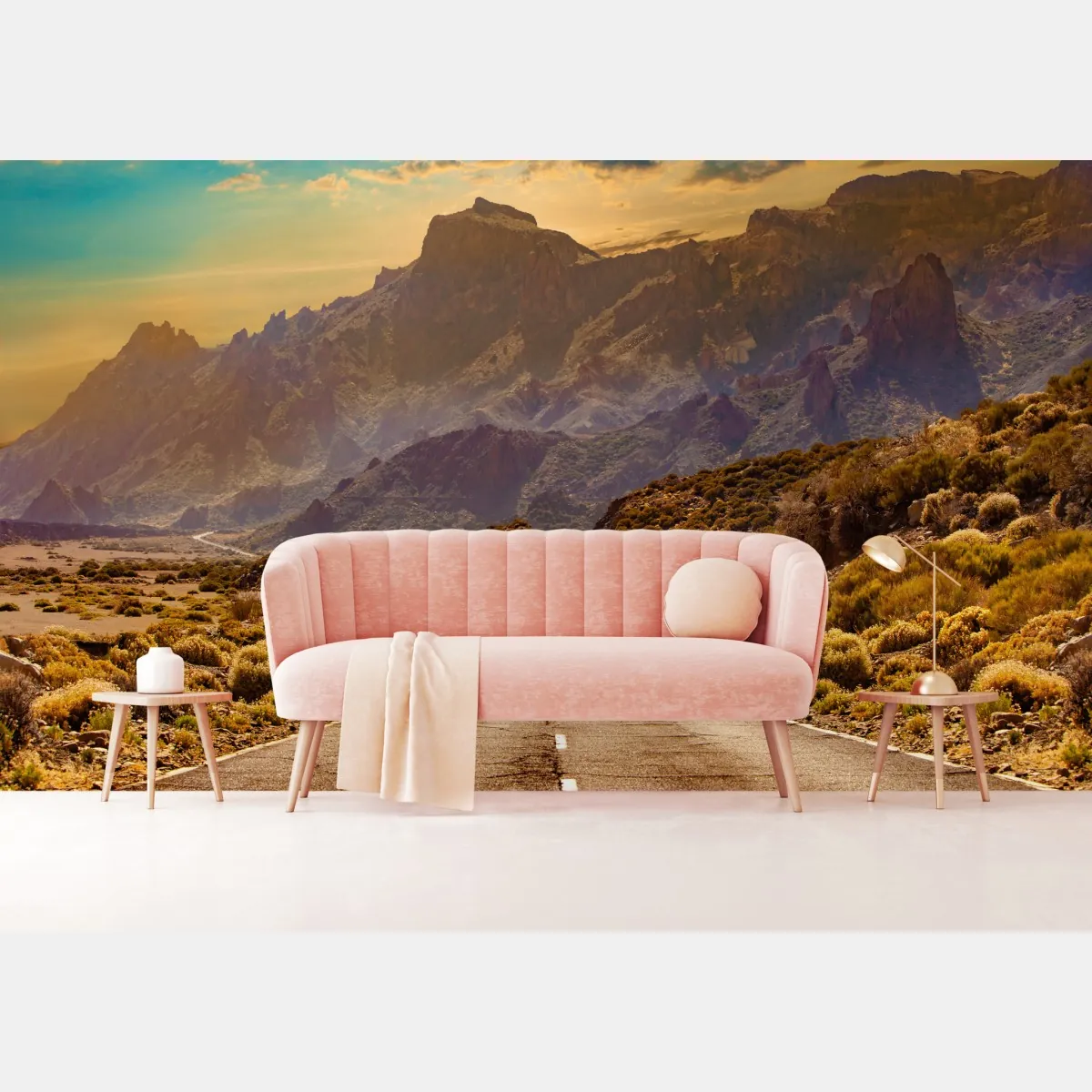 Fototapeta droga w góry na Teneryfie – Wallissimo® Fototapeta droga w góry na Teneryfie – Wallissimo®