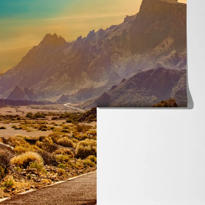 Fototapeta droga w góry na Teneryfie – Wallissimo® Fototapeta droga w góry na Teneryfie – Wallissimo®