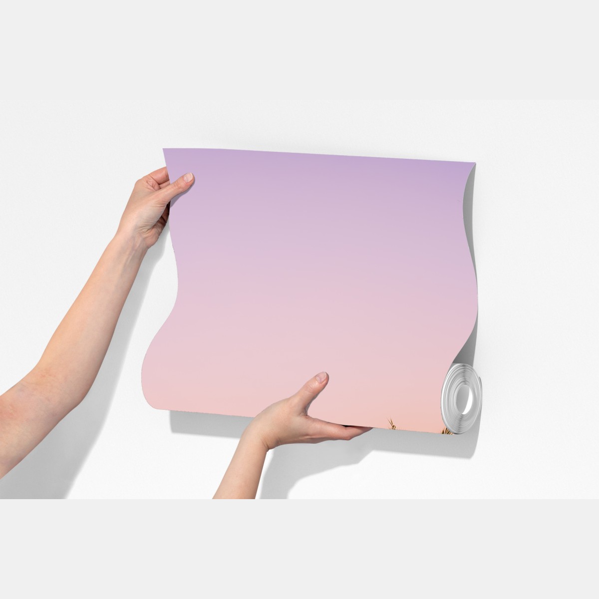 Fototapeta tropikalny zachód słońca z palmami na plaży – Wallissimo® Fototapeta tropikalny zachód słońca z palmami na plaży – Wallissimo®