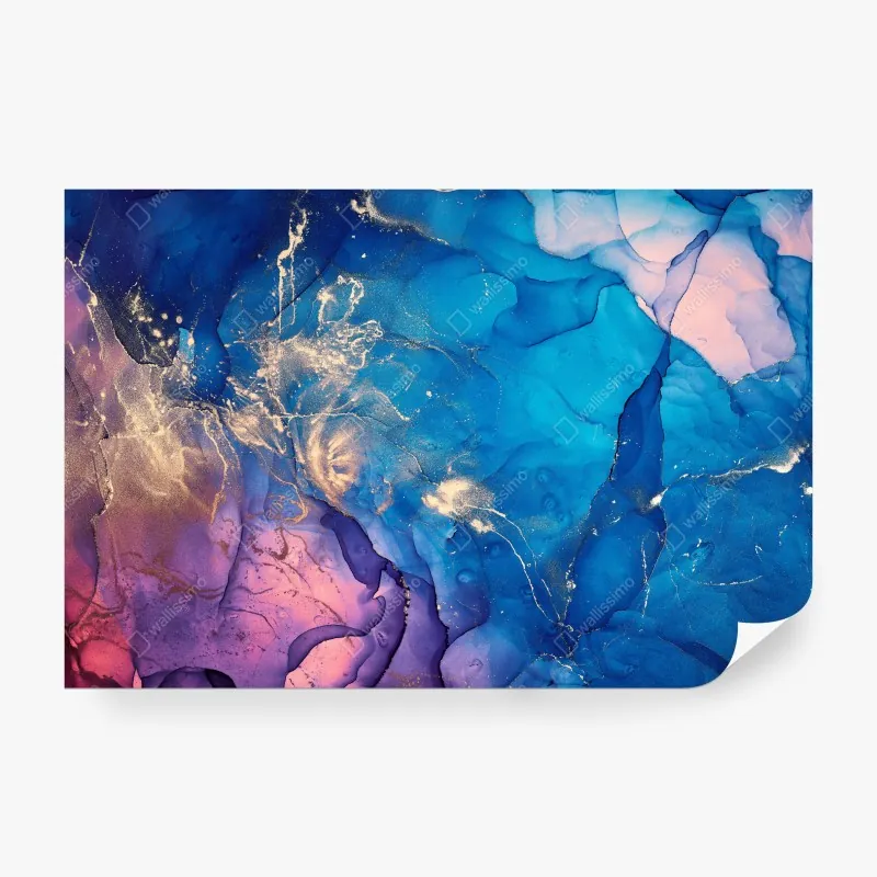 Fototapeta pastelowy wzór z jednorożcami – Wallissimo®