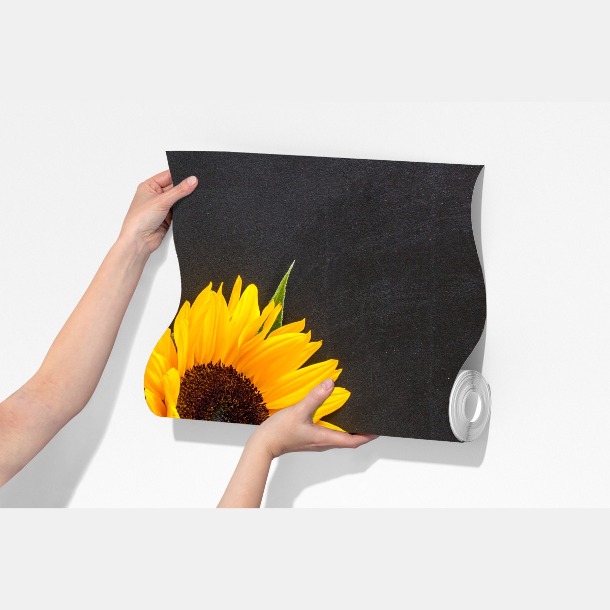 Fototapeta bukiet słoneczników na czarnym tle – Wallissimo® Fototapeta bukiet słoneczników na czarnym tle – Wallissimo®