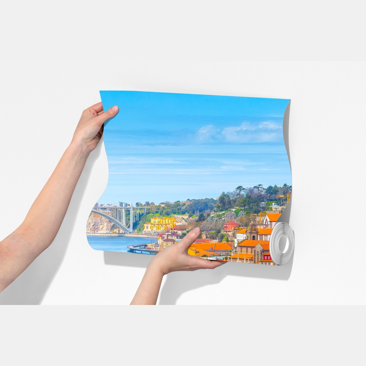 Fototapeta panorama nabrzeża Porto – Wallissimo® Fototapeta panorama nabrzeża Porto – Wallissimo®