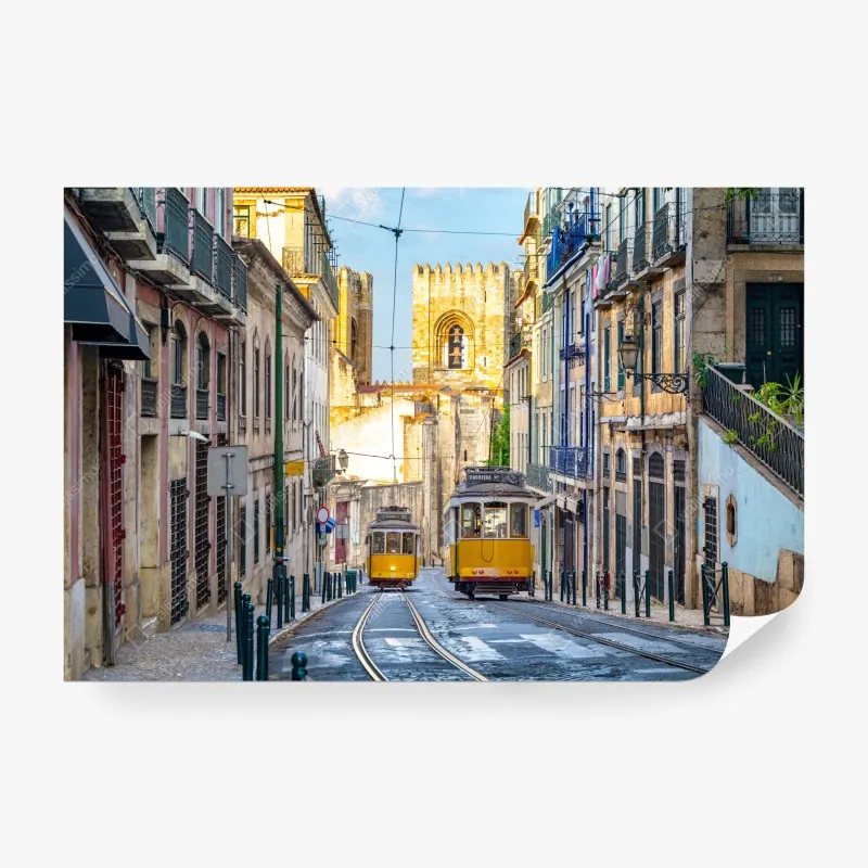 Fototapeta elegancki złoty geometryczny wzór liści – Wallissimo®