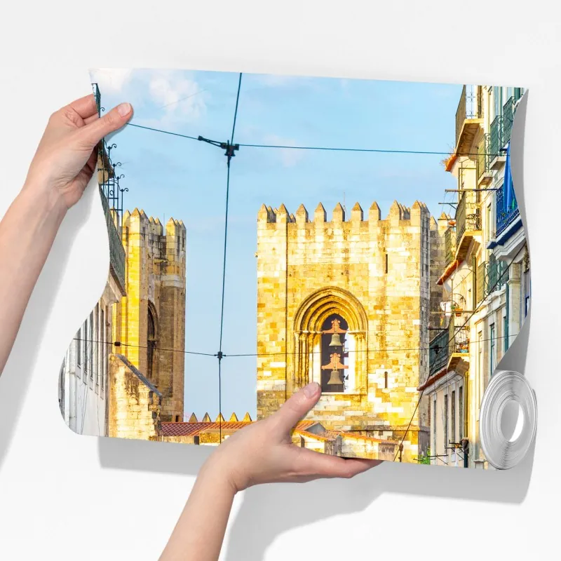 Fototapeta słoneczne tramwaje na zabytkowej ulicy Lizbony – Wallissimo® Fototapeta słoneczne tramwaje na zabytkowej ulicy Lizbony – Wallissimo®