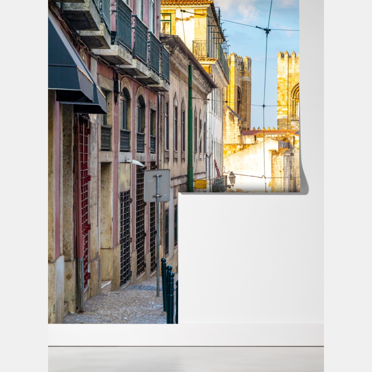 Fototapeta słoneczne tramwaje na zabytkowej ulicy Lizbony – Wallissimo® Fototapeta słoneczne tramwaje na zabytkowej ulicy Lizbony – Wallissimo®