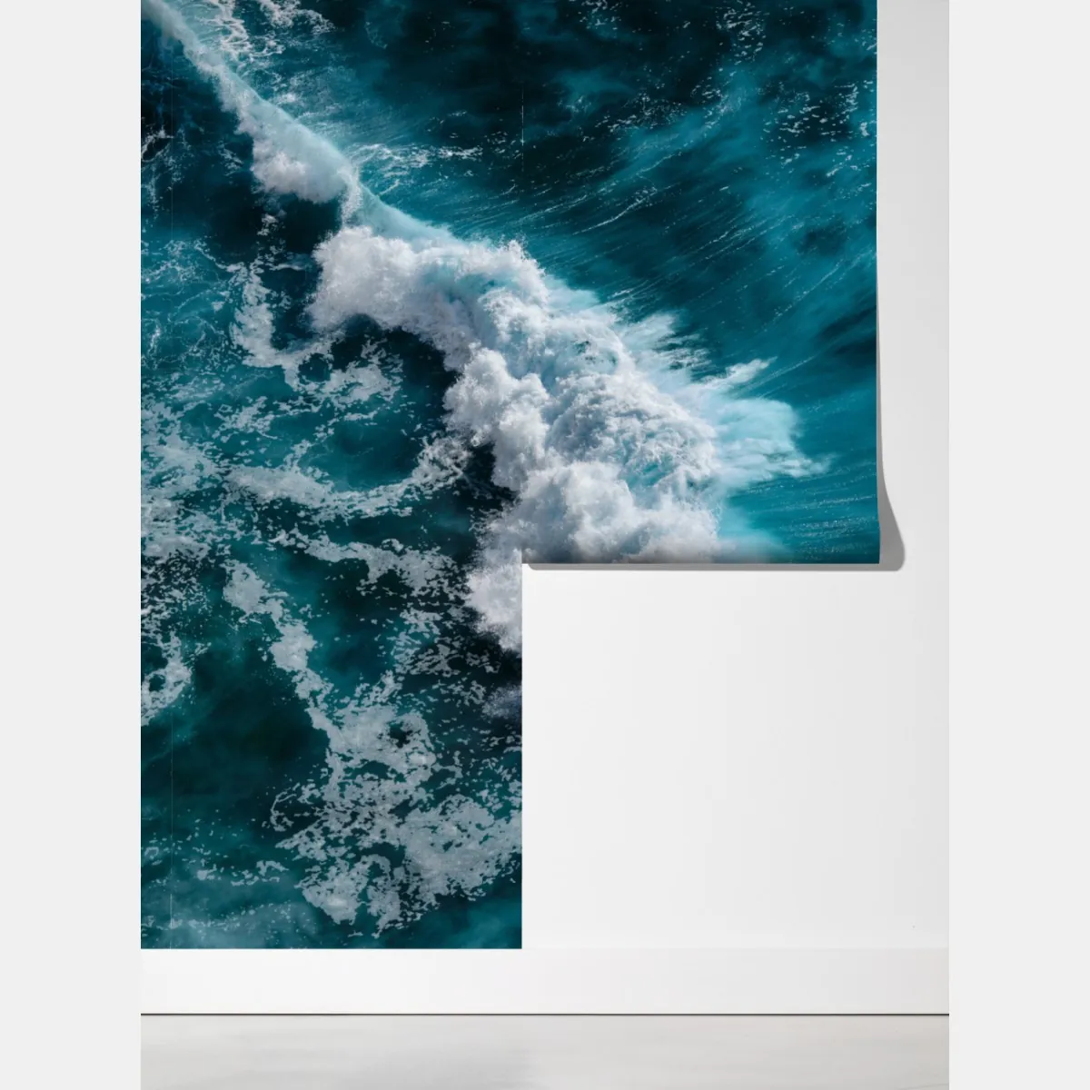 Fototapeta turkusowe fale oceanu z lotu ptaka Bali – Wallissimo® Fototapeta turkusowe fale oceanu z lotu ptaka Bali – Wallissimo®