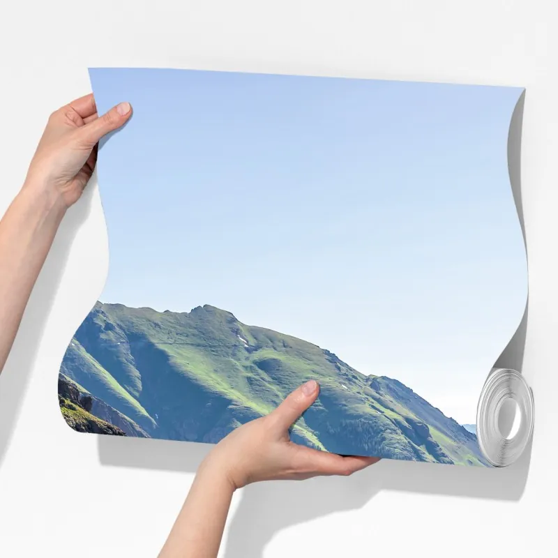 Fototapeta spokojna alpejska dolina – Wallissimo® Fototapeta spokojna alpejska dolina – Wallissimo®