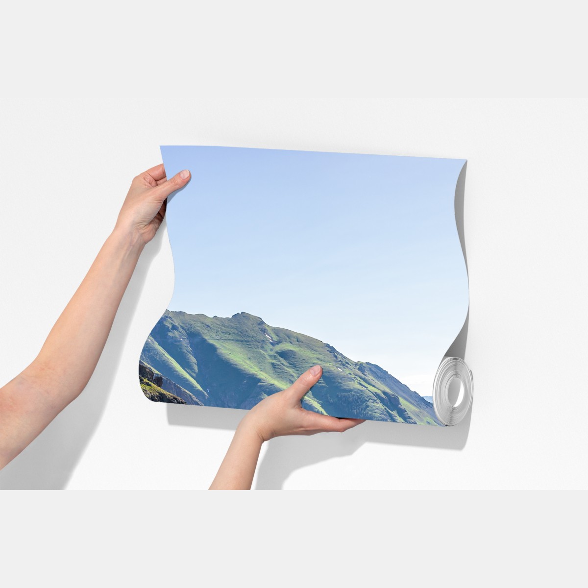 Fototapeta spokojna alpejska dolina – Wallissimo® Fototapeta spokojna alpejska dolina – Wallissimo®