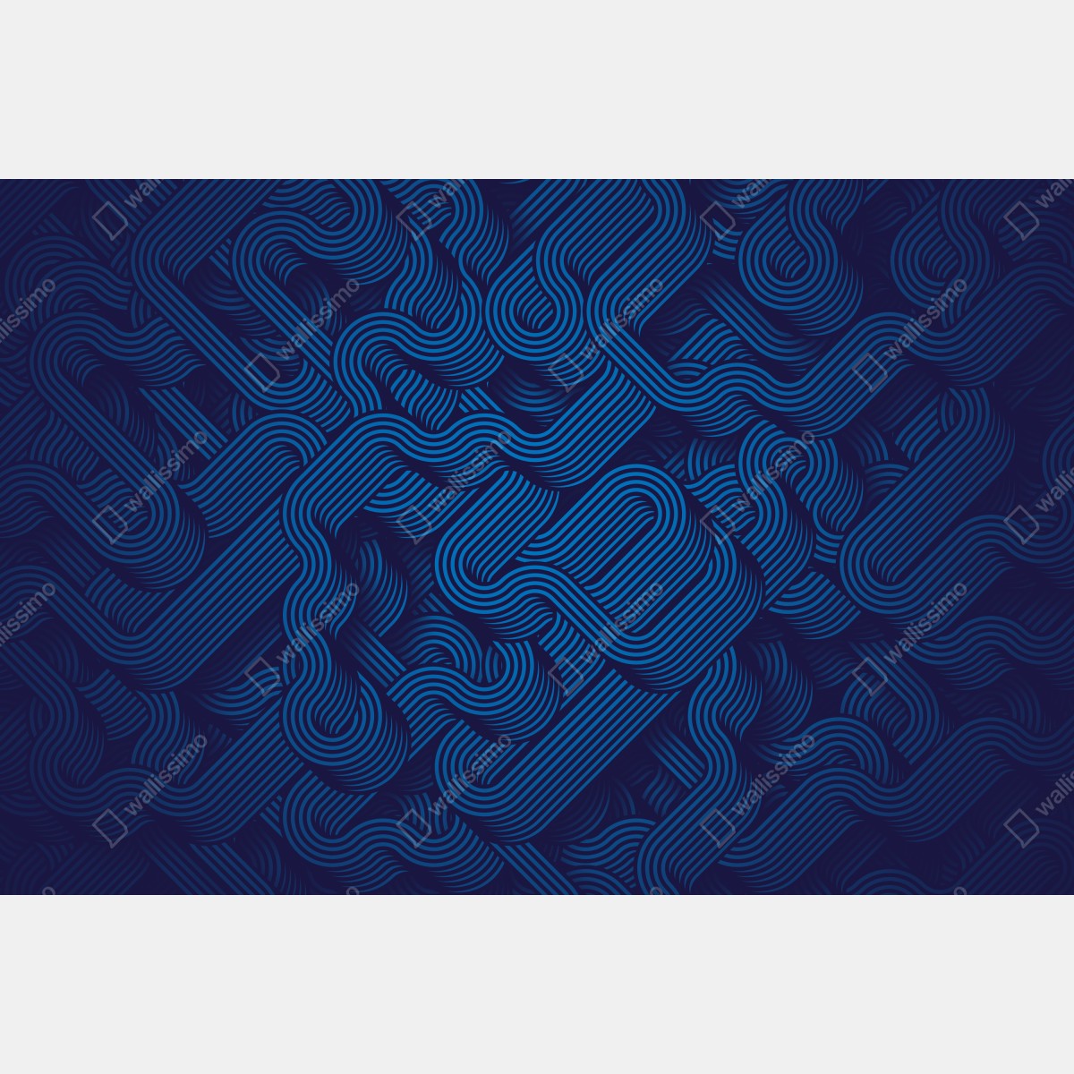 Fototapeta głęboki niebieski abstrakcyjny wzór linii – Wallissimo® Fototapeta głęboki niebieski abstrakcyjny wzór linii – Wallissimo®