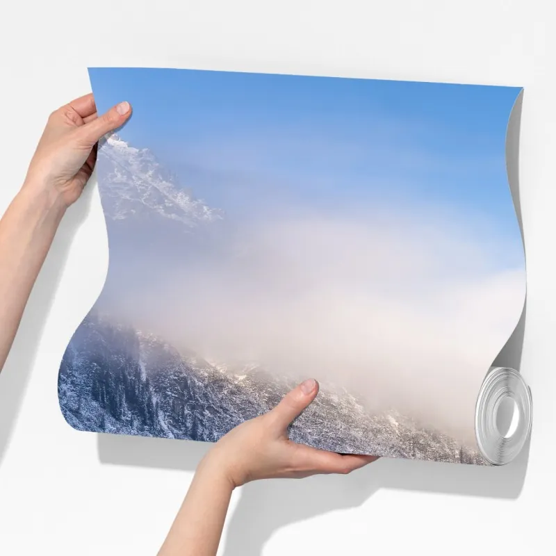 Fototapeta zimowy wschód słońca w Tatrach Wysokich – Wallissimo® Fototapeta zimowy wschód słońca w Tatrach Wysokich – Wallissimo®