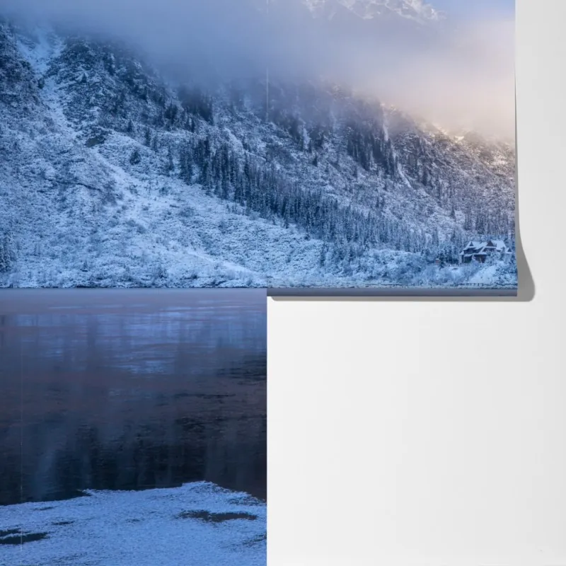 Fototapeta zimowy wschód słońca w Tatrach Wysokich – Wallissimo® Fototapeta zimowy wschód słońca w Tatrach Wysokich – Wallissimo®