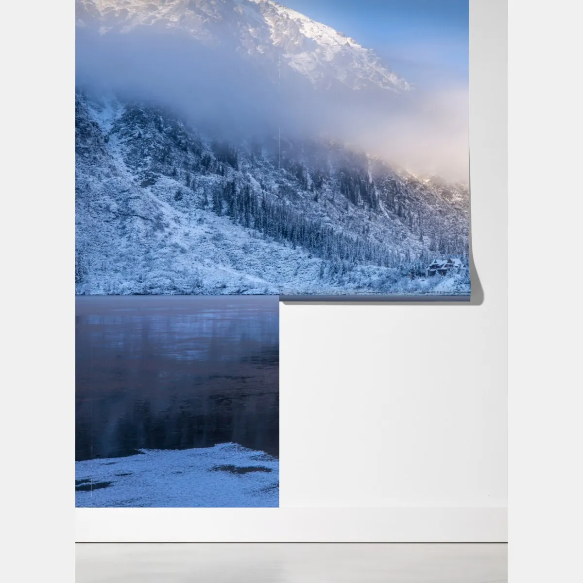 Fototapeta zimowy wschód słońca w Tatrach Wysokich – Wallissimo® Fototapeta zimowy wschód słońca w Tatrach Wysokich – Wallissimo®