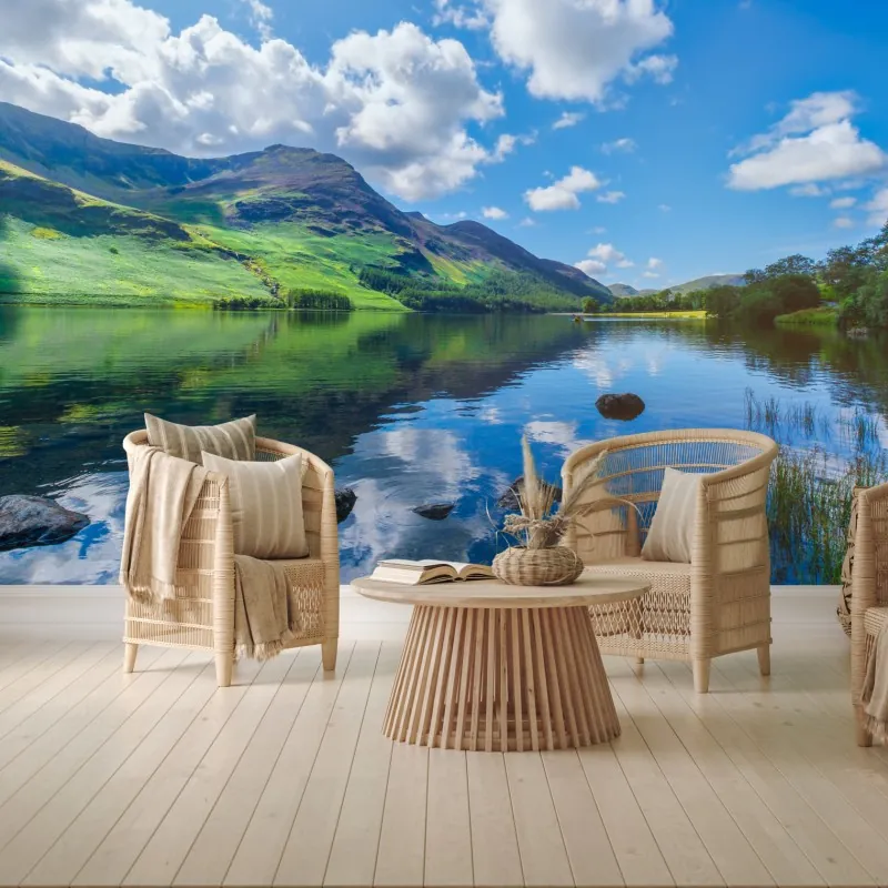 Fototapeta spokojne górskie odbicia w Lake District – Wallissimo® Fototapeta spokojne górskie odbicia w Lake District – Wallissimo®