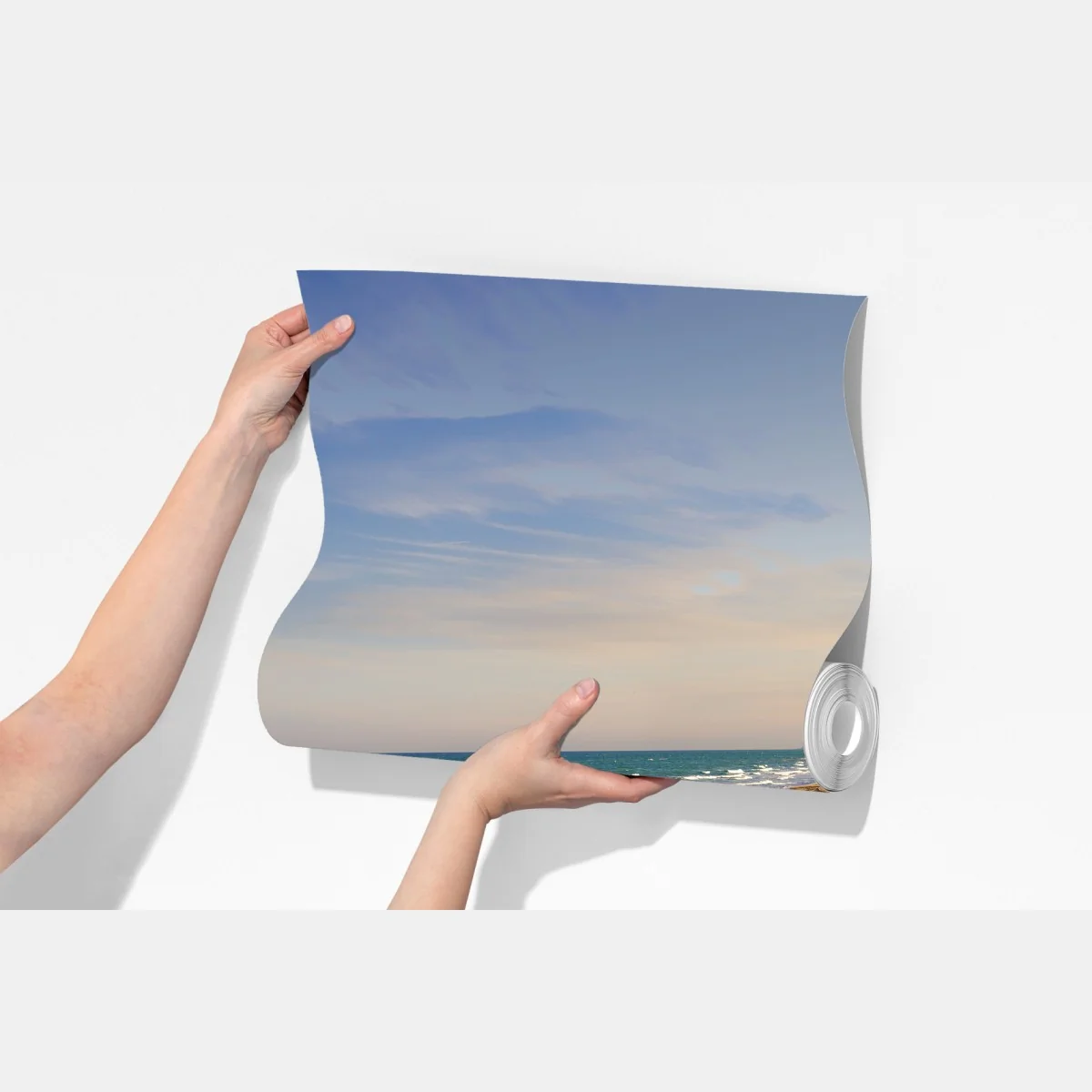 Fototapeta drewniany pomost na plażę w Guardamar – Wallissimo® Fototapeta drewniany pomost na plażę w Guardamar – Wallissimo®