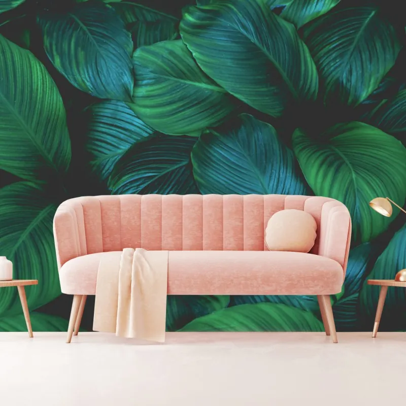 Fototapeta bujne tropikalne liście