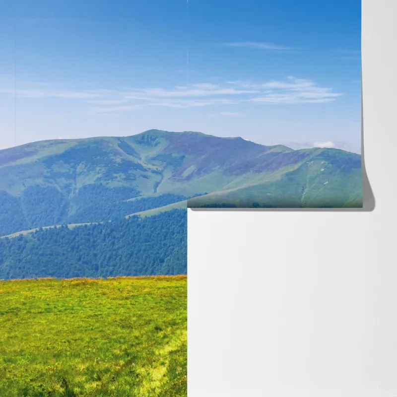 Fototapeta słoneczna łąka Borżawa, Zakarpacie, Ukraina – Wallissimo® Fototapeta słoneczna łąka Borżawa, Zakarpacie, Ukraina – Wallissimo®