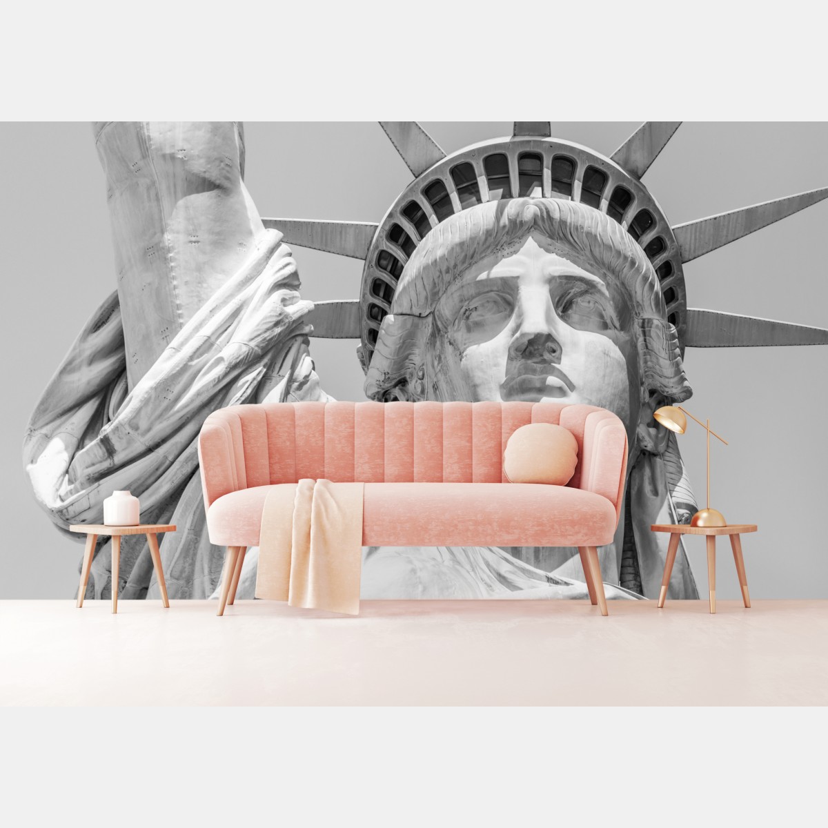 Wall mural Statue of Liberty close-up portrait