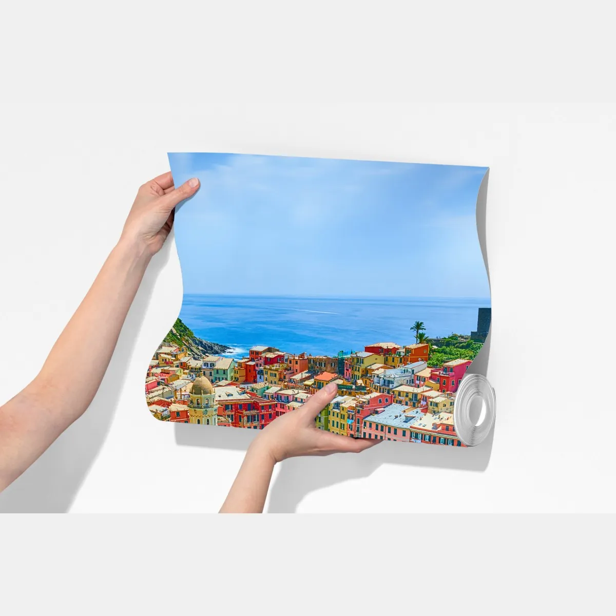 Fototapeta Vernazza kolorowa wioska nadmorska, Włochy – Wallissimo® Fototapeta Vernazza kolorowa wioska nadmorska, Włochy – Wallissimo®