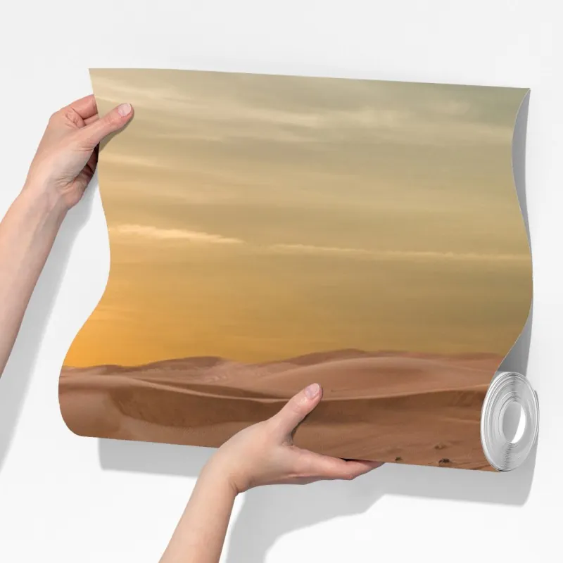 Fototapeta zachód słońca nad pustynią ZEA – Wallissimo® Fototapeta zachód słońca nad pustynią ZEA – Wallissimo®