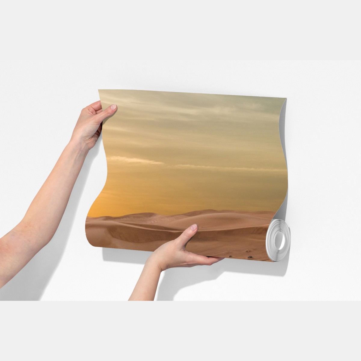 Fototapeta zachód słońca nad pustynią ZEA – Wallissimo® Fototapeta zachód słońca nad pustynią ZEA – Wallissimo®