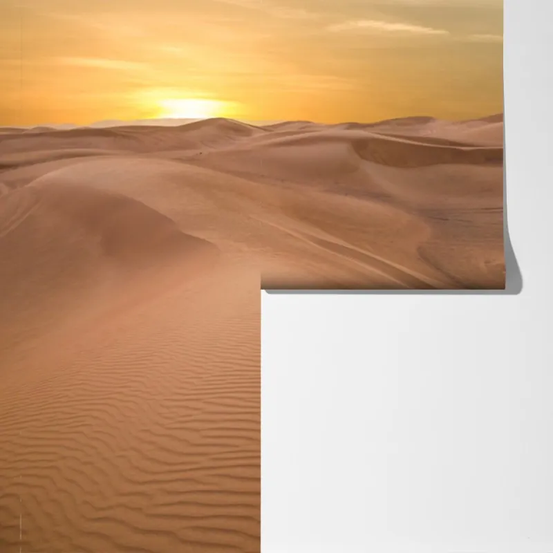 Fototapeta zachód słońca nad pustynią ZEA – Wallissimo® Fototapeta zachód słońca nad pustynią ZEA – Wallissimo®