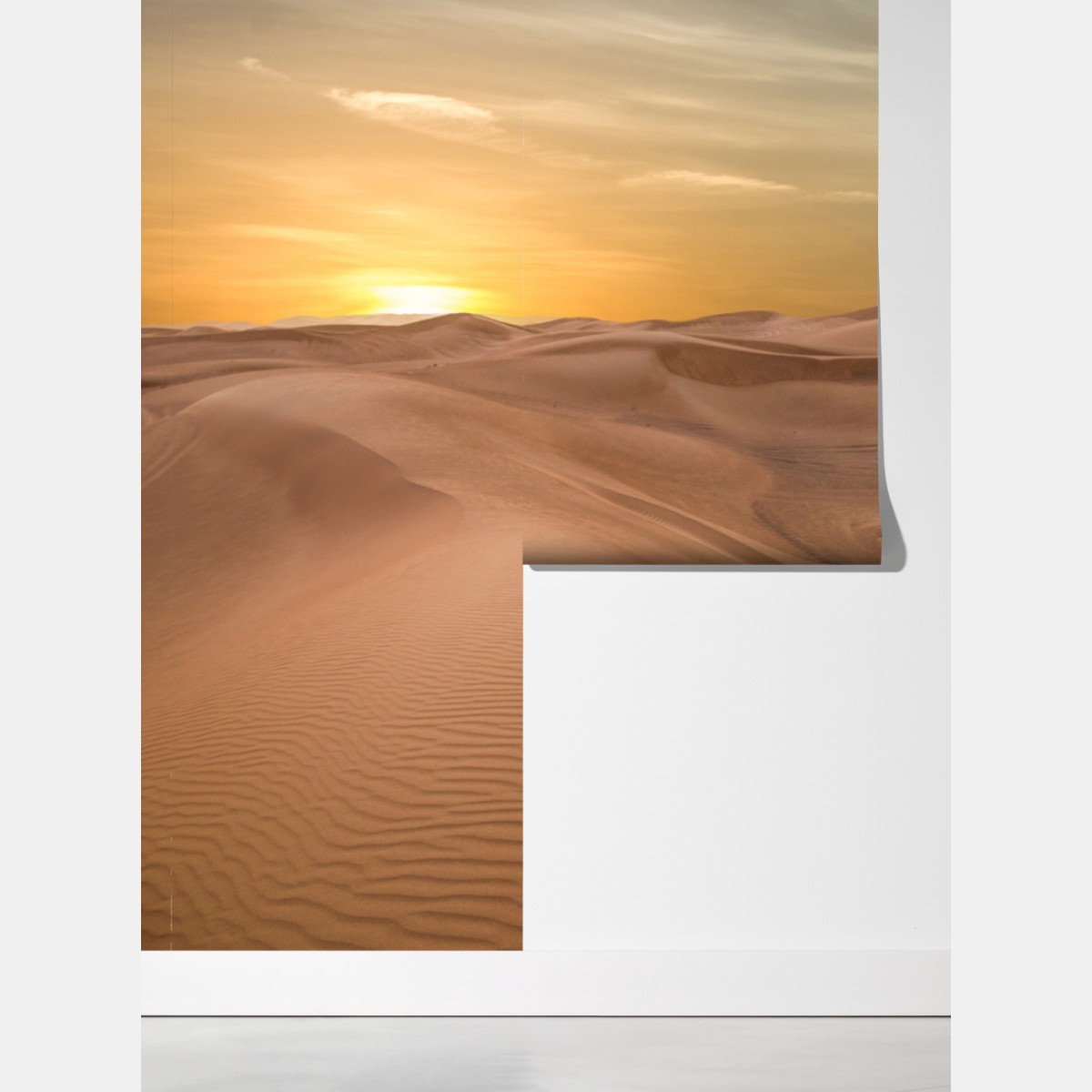 Fototapeta zachód słońca nad pustynią ZEA – Wallissimo® Fototapeta zachód słońca nad pustynią ZEA – Wallissimo®