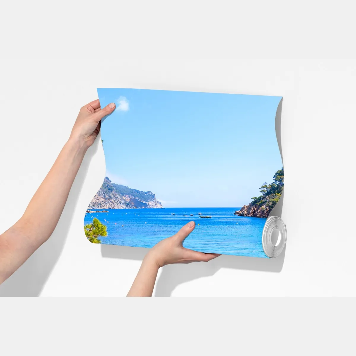 Fototapeta schody na plażę Aiguablava, Costa Brava – Wallissimo® Fototapeta schody na plażę Aiguablava, Costa Brava – Wallissimo®
