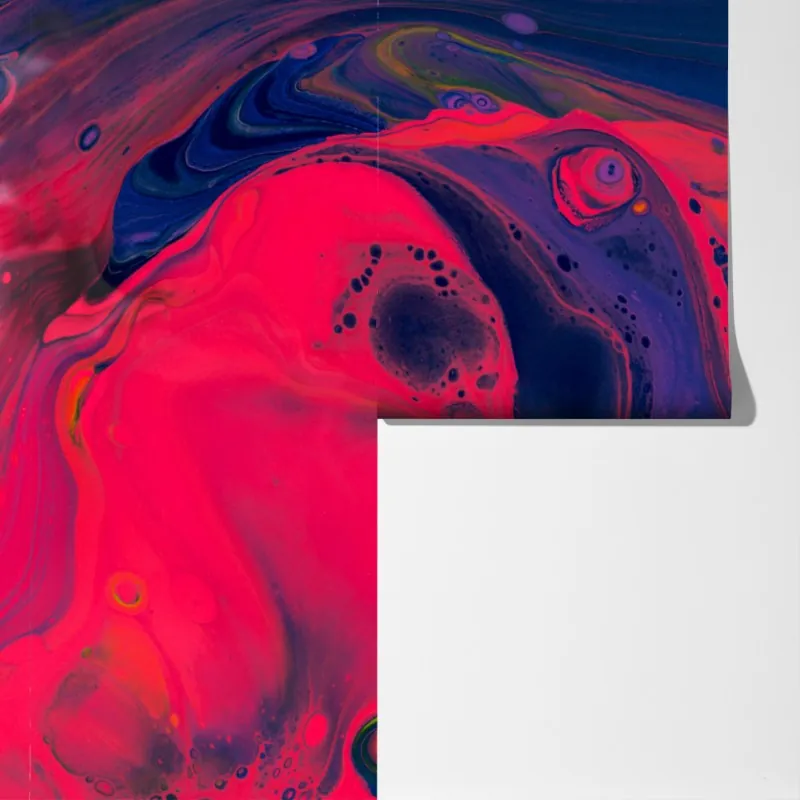 Fototapeta żywa różowa abstrakcja płynna – Wallissimo® Fototapeta żywa różowa abstrakcja płynna – Wallissimo®