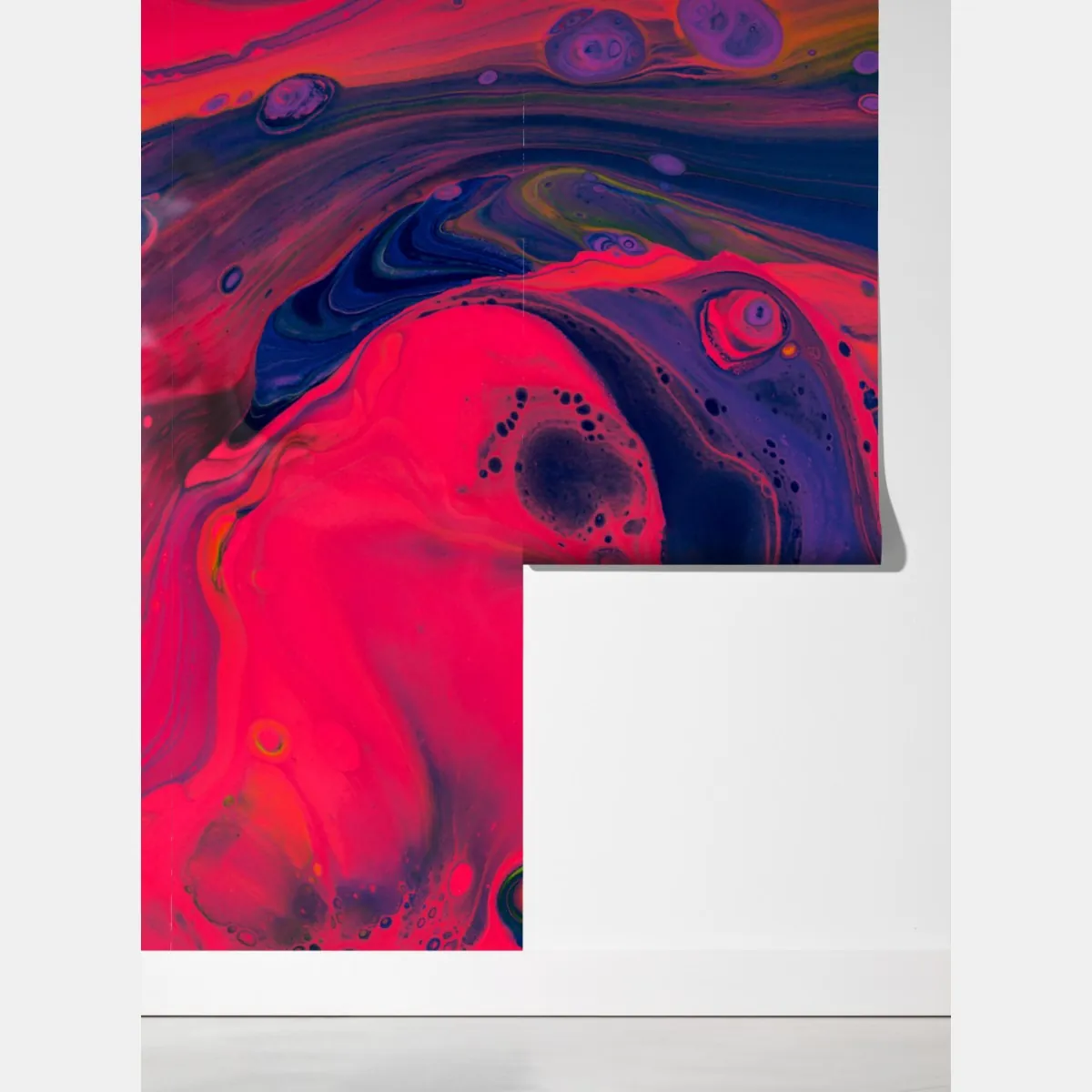 Fototapeta żywa różowa abstrakcja płynna – Wallissimo® Fototapeta żywa różowa abstrakcja płynna – Wallissimo®