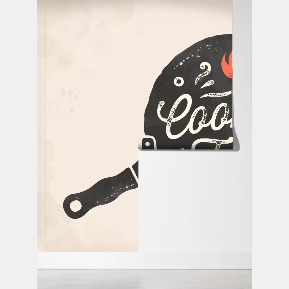 Fototapeta cooking time retro dekoracja kuchenna – Wallissimo® Fototapeta cooking time retro dekoracja kuchenna – Wallissimo®