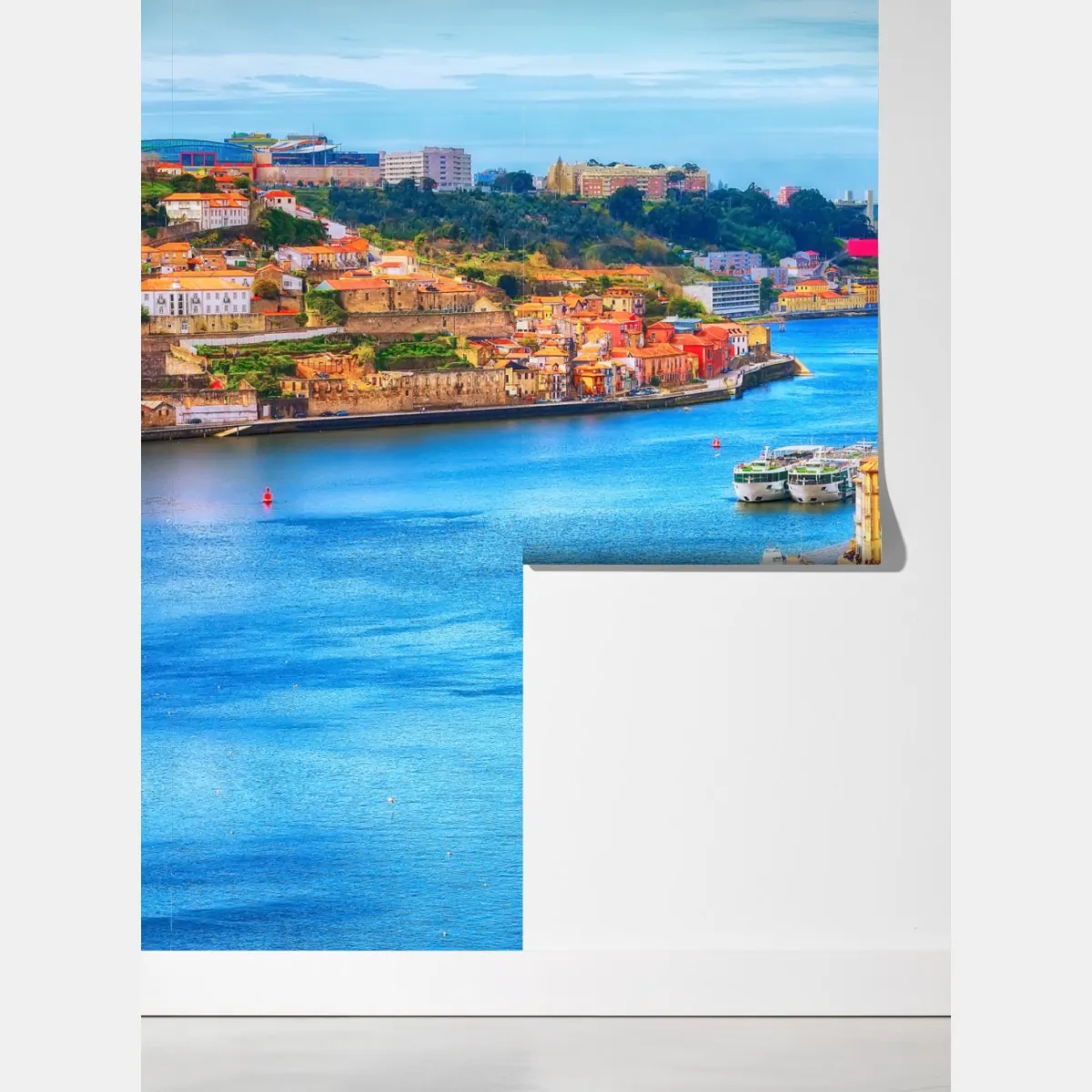 Fototapeta Porto nabrzeżna panorama – Wallissimo® Fototapeta Porto nabrzeżna panorama – Wallissimo®