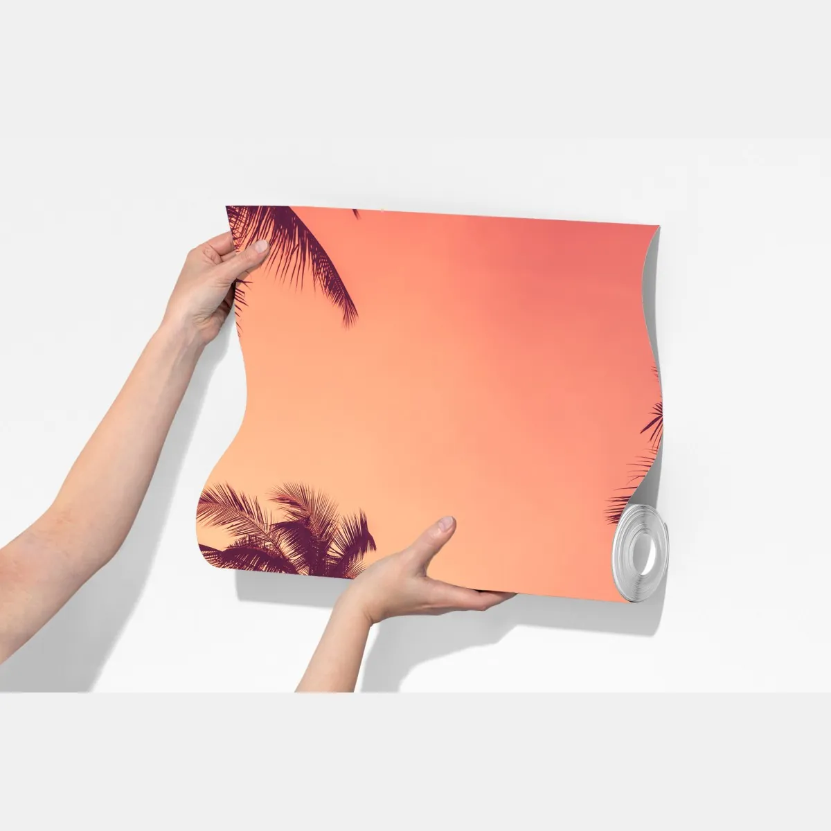 Fototapeta tropikalne palmy o zachodzie słońca – Wallissimo® Fototapeta tropikalne palmy o zachodzie słońca – Wallissimo®