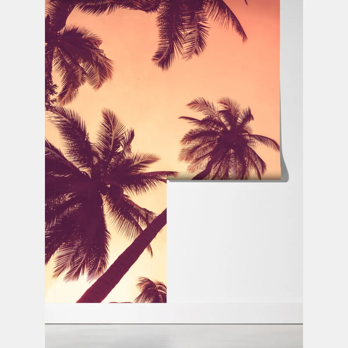 Fototapeta tropikalne palmy o zachodzie słońca – Wallissimo® Fototapeta tropikalne palmy o zachodzie słońca – Wallissimo®