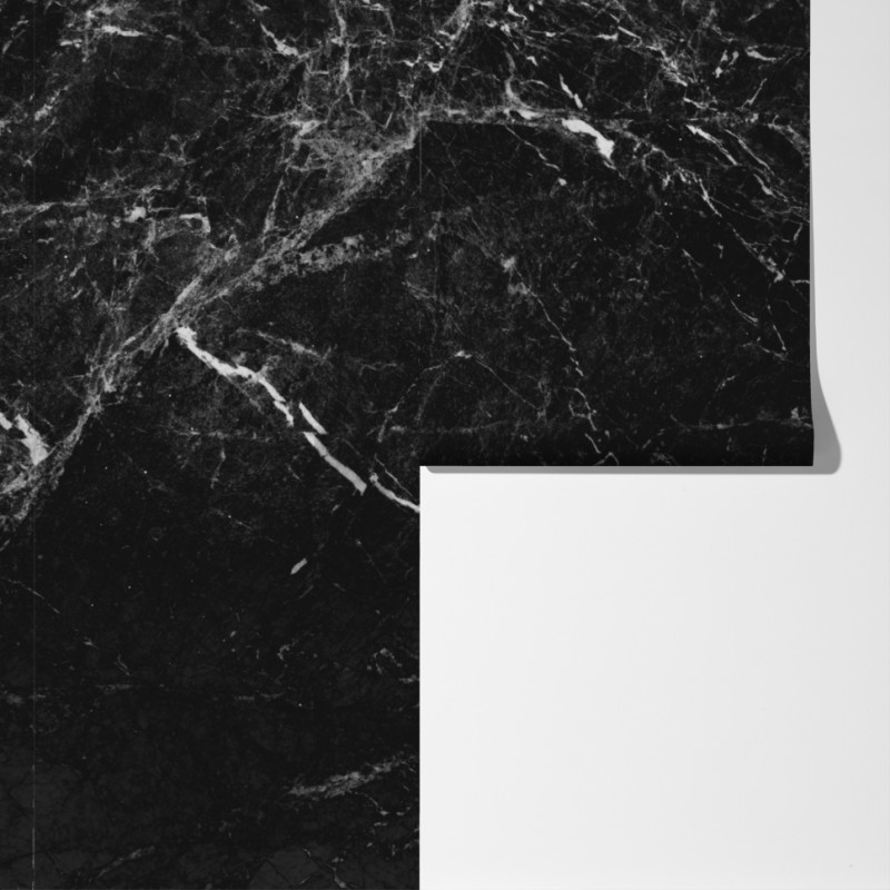 Fototapeta czarny marmur z białymi żyłkami – Wallissimo® Fototapeta czarny marmur z białymi żyłkami – Wallissimo®