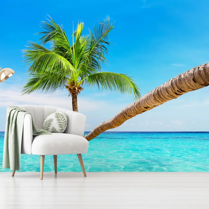 Fototapeta tropikalna palma w Punta Cana – Wallissimo® Fototapeta tropikalna palma w Punta Cana – Wallissimo®