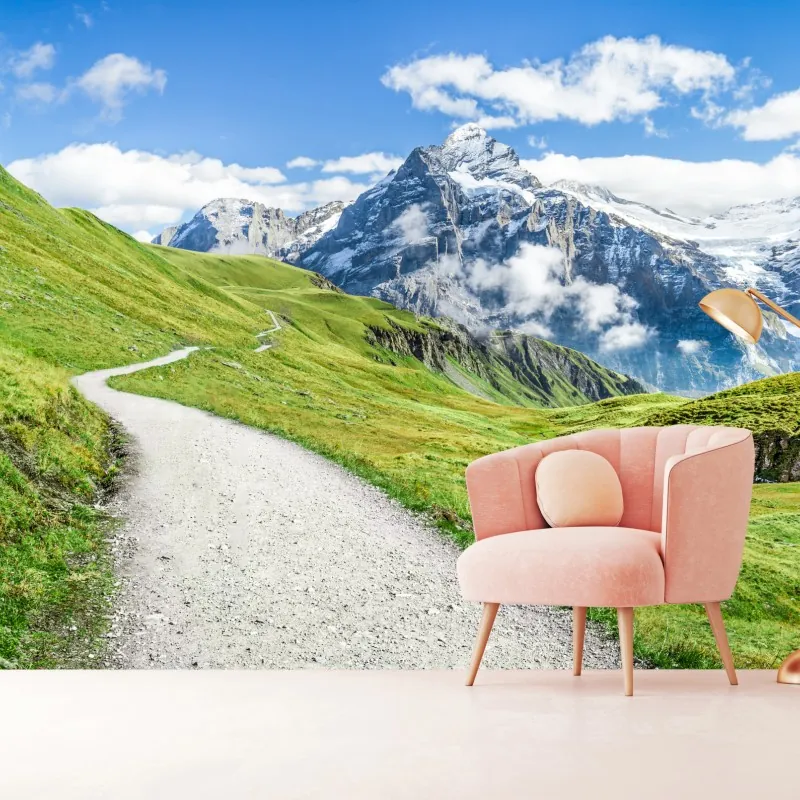 Fototapeta alpejska ścieżka w górach