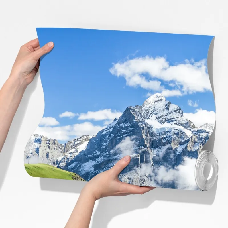 Fototapeta alpejska ścieżka w górach – Wallissimo® Fototapeta alpejska ścieżka w górach – Wallissimo®