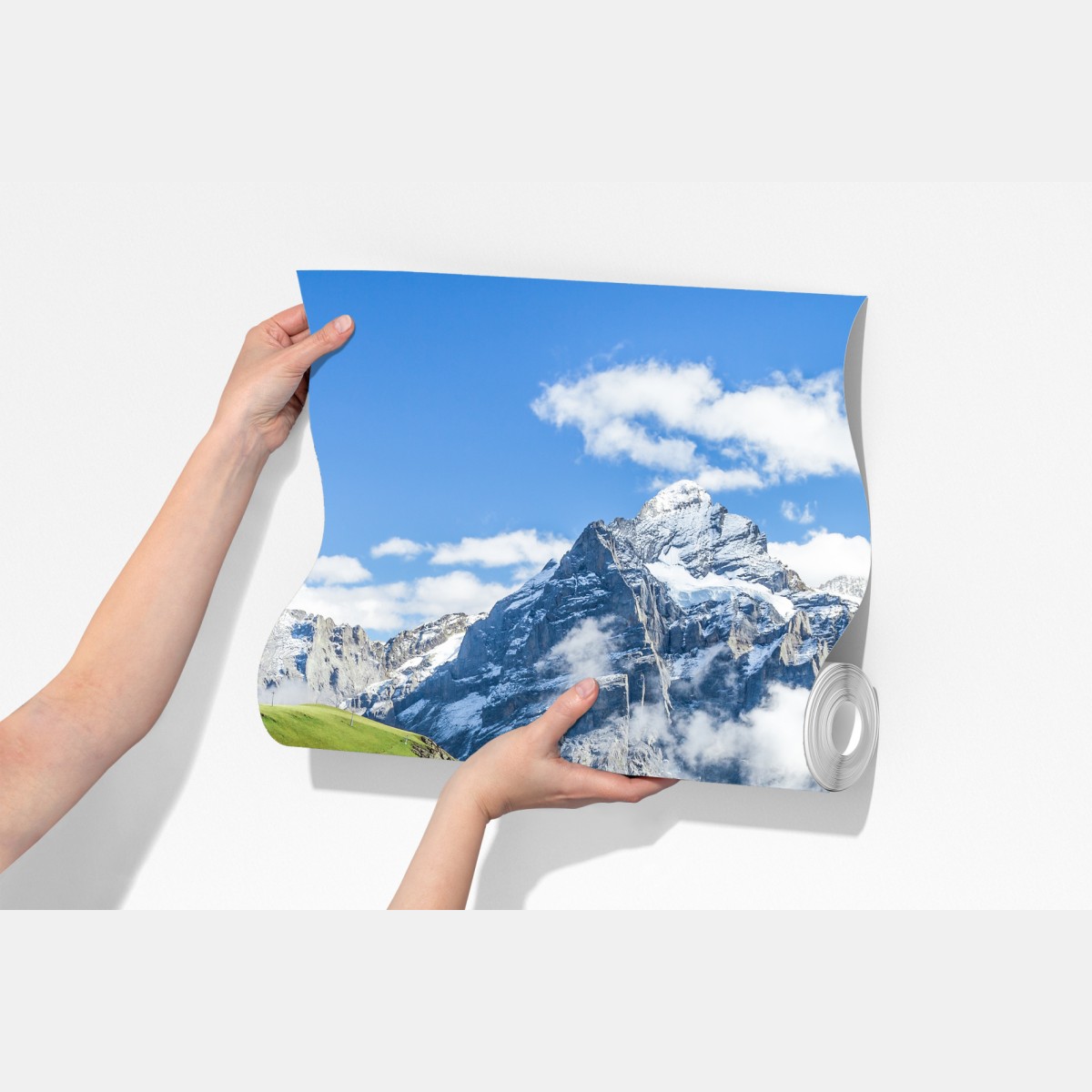 Fototapeta alpejska ścieżka w górach – Wallissimo® Fototapeta alpejska ścieżka w górach – Wallissimo®