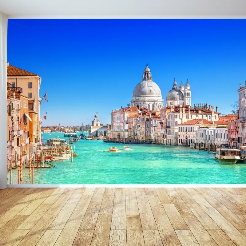 Fototapeta Wenecja wielki kanał panorama – Wallissimo® Fototapeta Wenecja wielki kanał panorama – Wallissimo®